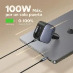 UGREEN Cargador 90W Carro Carga Rápida Cable USB-C Retráctil Incluido EC603 - Imagen 4