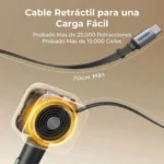 UGREEN Cargador 90W Carro Carga Rápida Cable USB-C Retráctil Incluido EC603 - Imagen 6