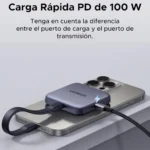Lector de tarjetas SD +TF 4.0 con USB-C 3.0 iPhone 17 Ugreen CM898 - 65095 - Imagen 4