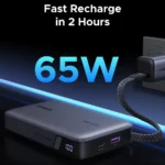 Power Bank UGREEN 20000 mAh 67W - Cargador Portátil para Laptops y Celular con Cable USB-C Integrado - Imagen 3