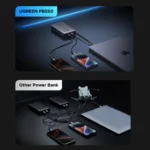 Power Bank UGREEN 20000 mAh 67W - Cargador Portátil para Laptops y Celular con Cable USB-C Integrado - Imagen 4