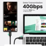 Cable Thunderbolt 4 USB-C Ugreen 100W 8K MacBook Pro US501 - 30389 - Imagen 3