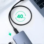 Cable Thunderbolt 4 USB-C Ugreen 100W 8K MacBook Pro US501 - 30389 - Imagen 5