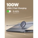 Cable Retractil Tipo C a C 100w 1M Ugreen L531 Nexode Gris - Imagen 3