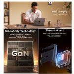 Cargador UGREEN 100W, GaN Retractil USB-C QuickCharge PD 3.0 iPhone 17, Macbook, iPad, Galaxy - Imagen 5