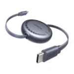 Cable Retractil Tipo C a C 100w 1M Ugreen L531 Nexode Gris - Imagen 2