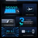 Power Bank Cargador Bateria Portatil 25000 mAh 145W UGREEN - Imagen 3