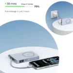 Power bank UGREEN Magflow 10000mha inalámbrica certificación Qi2 25W - Imagen 5
