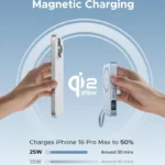 Power bank UGREEN Magflow 10000mha inalámbrica certificación Qi2 25W - Imagen 2