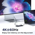 Adaptador 6 En 1 Multi Puertos 10Gbps HDMI 4K@60Hz USB-C USB-A Para Laptop MacBook iPad - Imagen 7