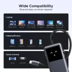 Adaptador 6 En 1 Multi Puertos 10Gbps HDMI 4K@60Hz USB-C USB-A Para Laptop MacBook iPad - Imagen 5