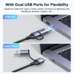 Capturador de video 2K@30Hz 1080P 4K HDMI USB-C Ugreen CM629 - 15389 - Imagen 2