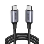 Cable UGREEN USB-C a USB-C 1M, 60W PD Carga Rapida 20V 3A US261 50150