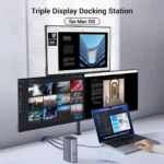Docking Station Pro Usb Tipo C Ugreen Cm555, 12 En 1 (90325) 8k - Imagen 3