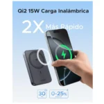 Power Bank Cargador Ugreen 10000 mAh Qi2 Magnético + PD 30W Bateria Carga Rápida Pb761-45763 - Imagen 3