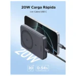 Power Bank Cargador Ugreen 10000 mAh Qi2 Magnético + PD 30W Bateria Carga Rápida Pb761-45763 - Imagen 4