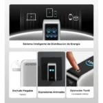 Ugreen Cargador Nexode Pro 100w 5 En 1 Pantalla LCD Gan X773 - Imagen 7