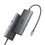 Hub Adaptador UGREEN Type C 11 EN 1 HDMI 4K 60HZ RJ45 Lector Memorias PD Carga Rápida 100W 10Gbps
