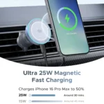 UGREEN Cargador de carro inalámbrico MagFlow de 25W  MagSafe Qi2 W758 - Imagen 3