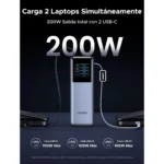 UGREEN Nexode Pro 200W Power Bank 25000mAh Batería Externa Portátil Carga Rápida PB728 - Imagen 3