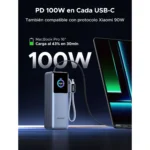 UGREEN Nexode Pro 200W Power Bank 25000mAh Batería Externa Portátil Carga Rápida PB728 - Imagen 4