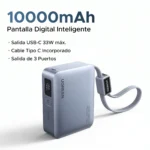 Cargador Ugreen Power Bank 33W PB584 75173B - Imagen 3