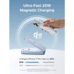 Cargador UGREEN 3 en 1 25W Qi2 Magsafe Inalámbrico Magnético Plegable 65901 - Imagen 2