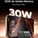 Cargador UGREEN 30W GaN X513 55530 USB‑C – Carga Rápida - Imagen 4