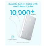 Anker Zolo Powerbank 20000mAh 22.5W Fast Charging con Cable USB-C Integrado - A110EH11 - Imagen 3