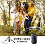 Tripode Palo de Selfie con Control Remoto Bluetooth UGREEN - LP680 170cm - Imagen 6