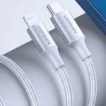 Cable USB-C a Lightning Ugreen Trenzado 1M Silver 70523 - Imagen 5