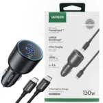Ugreen Cargador De Carro Carga Rápida Tipo C 130W EC705 55511 - Imagen 2