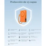 Ugreen Magflow 10000mah Power Bank Qi2 25w Magsafe Naranja PB773 - Imagen 7