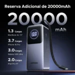 UGREEN Nexode Power Bank 20000mAh 130W con cable USB PB723 - Imagen 3