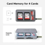 Lector de tarjetas SD con USB-C SD + TF OTG 5Gbps iPhone 17 Ugreen CM868 - 55886 - Imagen 4
