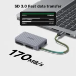 Lector de tarjetas SD con USB-C SD + TF OTG 5Gbps iPhone 17 Ugreen CM868 - 55886 - Imagen 5