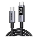 UGREEN Cable USB-C a USB-C 100W 1mtr Pantalla LED L529 - 65862