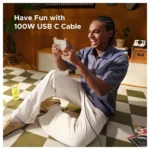 UGREEN Cable USB-C a USB-C 100W 1mtr Pantalla LED L529 - 65862 - Imagen 3