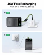UGREEN Nexode Wavy 45W Power Bank de 10,000 mAh - PB603 - Imagen 4