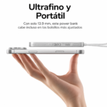 UGREEN Power Bank MagFlow Air Magnetic 10000mAh Qi2 15W PB570 - Imagen 7