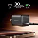 Ugreen Cargador 25W Gan USB-c De Pared Carga Rápida X517 Negro - 75957 - Imagen 4