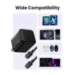 Ugreen Cargador 25W Gan USB-c De Pared Carga Rápida X517 Negro - 75957 - Imagen 3